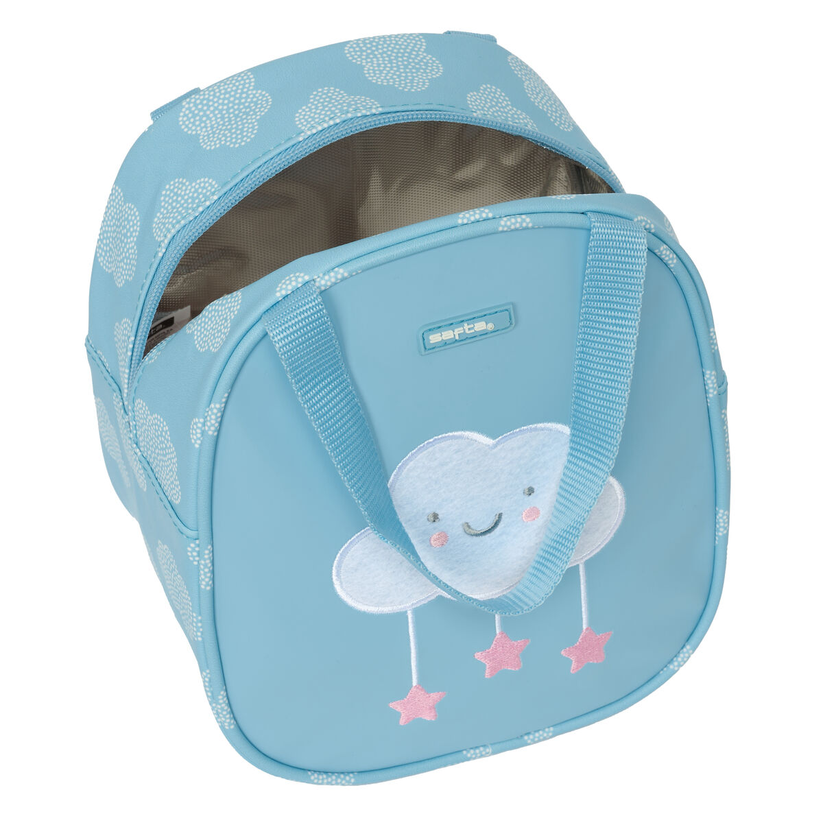 Portameriendas Térmico Safta Nubes Azul 19 x 22 x 14 cm